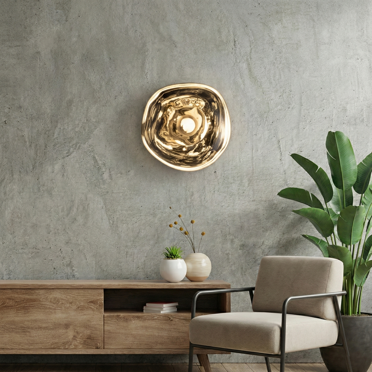 Снимка на Стенен LED аплик Ruby | Хромирана сферична глава | 6W | 3000K