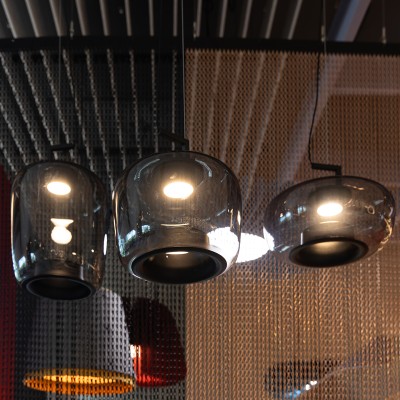 Висящ LED пендел Amber C | Опушено стъкло | 5W | 3000K