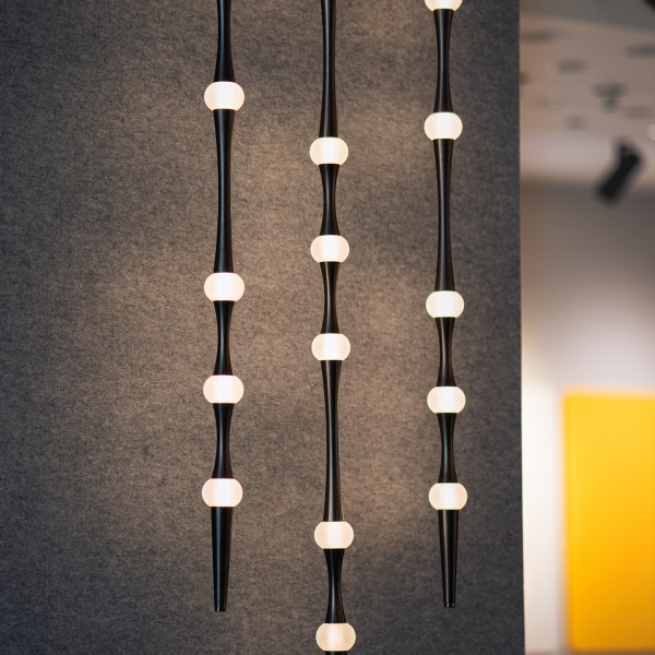 Дизайнерски висящ LED полилей Bamboo Vertical | 6W | 3000K