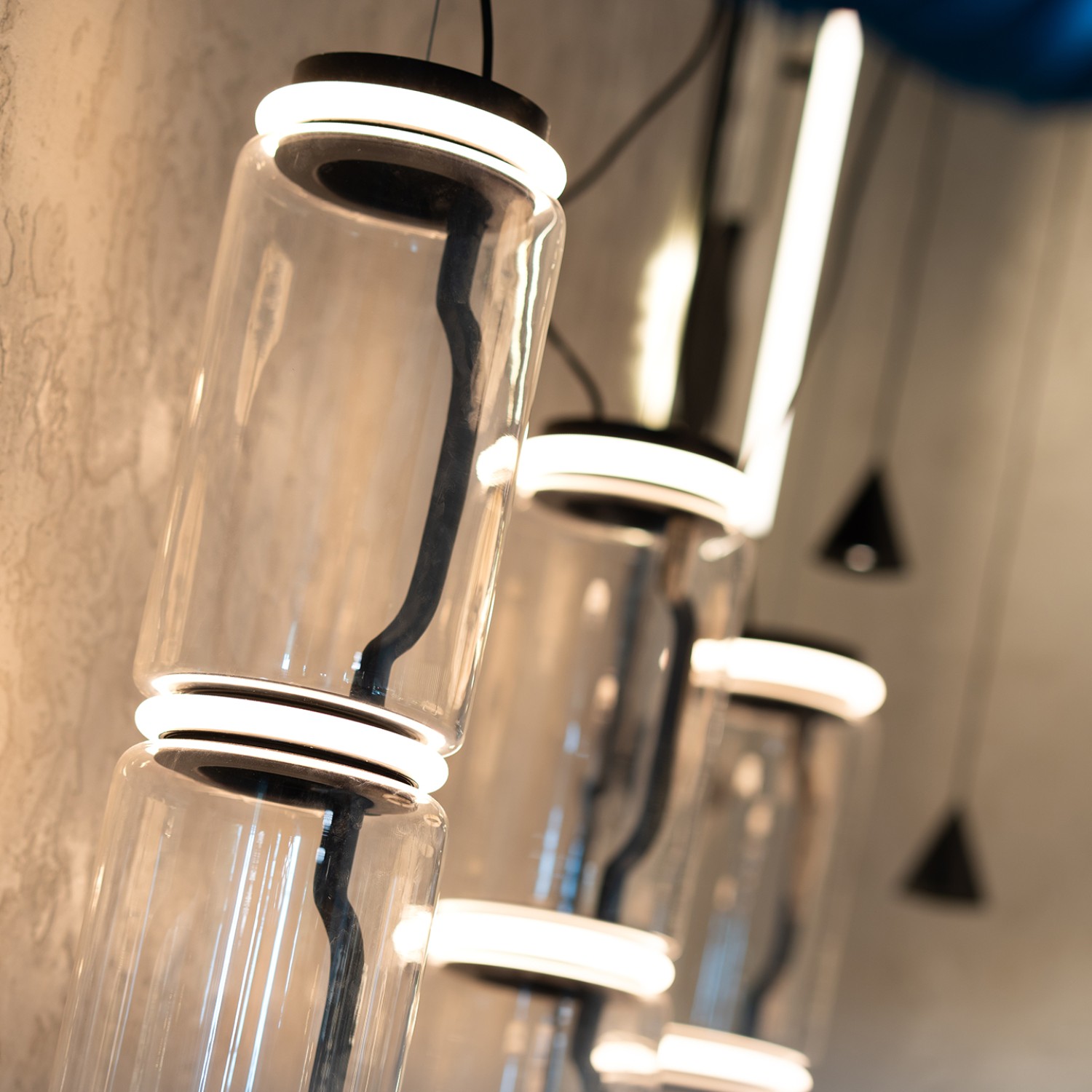 Висяща LED лампа Norda A2 | Двойни стъклени капсули | 20W | 3000K