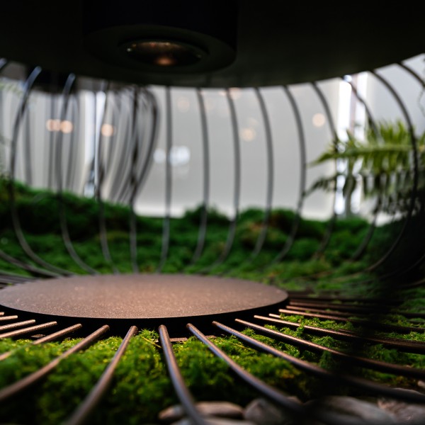 LED подова лампа масичка Riva L | 90cm | 8W | 3000K | Черна