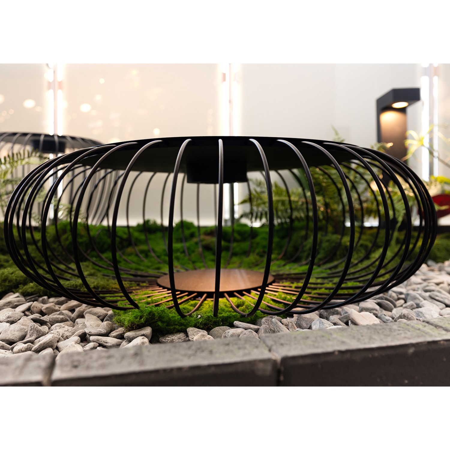 LED подова лампа масичка Riva L | 90cm | 8W | 3000K | Черна