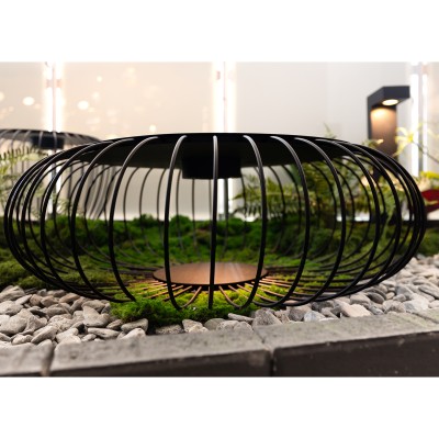 LED подова лампа масичка Riva L | 90cm | 8W | 3000K | Черна