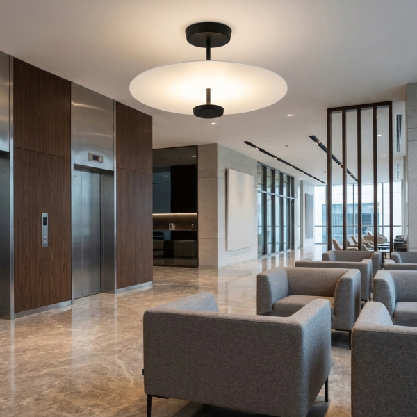 Снимка на LED Плафониера Saturn | Дисковиден дизайн | 9.6W | 3000K