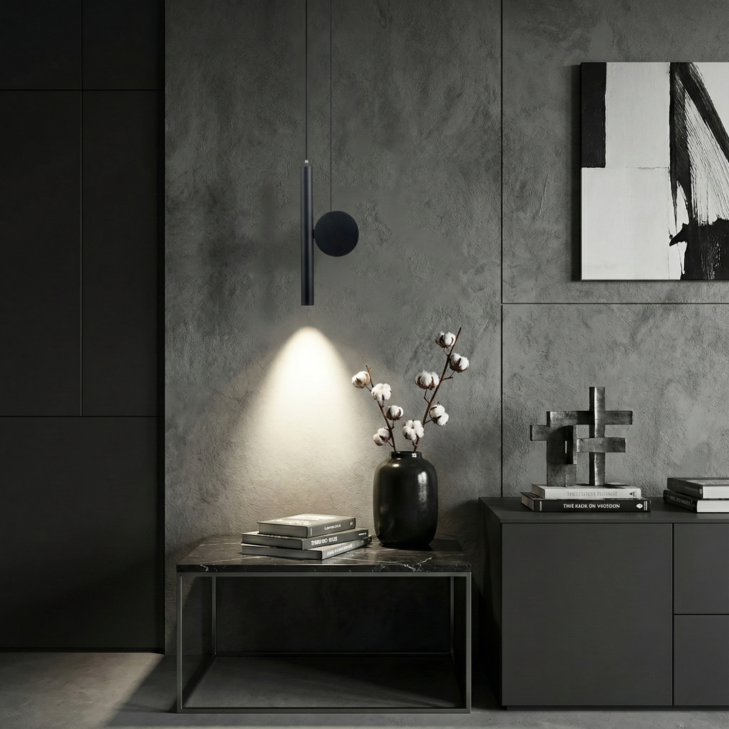 Снимка на Висящ LED пендел Tango | Черен | 3W | 3000K