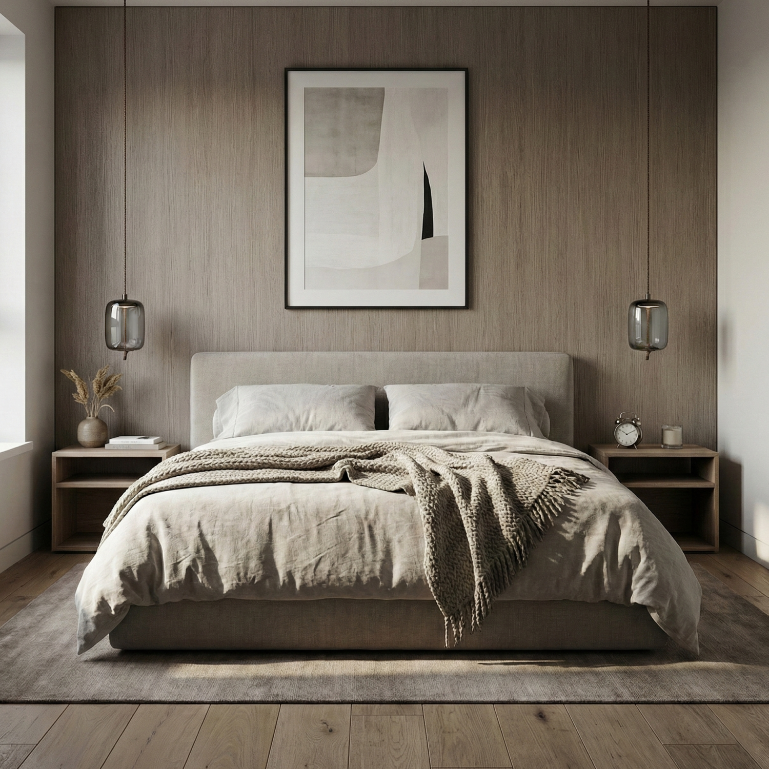 Снимка на Висящ стъклен пендел Tomy B | Опушено стъкло | 6W | 3000K