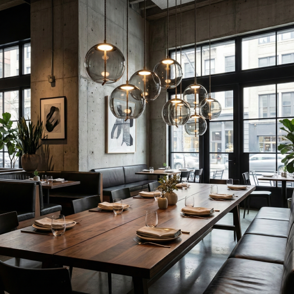 Снимка на Висящ стъклен пендел Tomy C | Опушено стъкло | 6W | 3000K