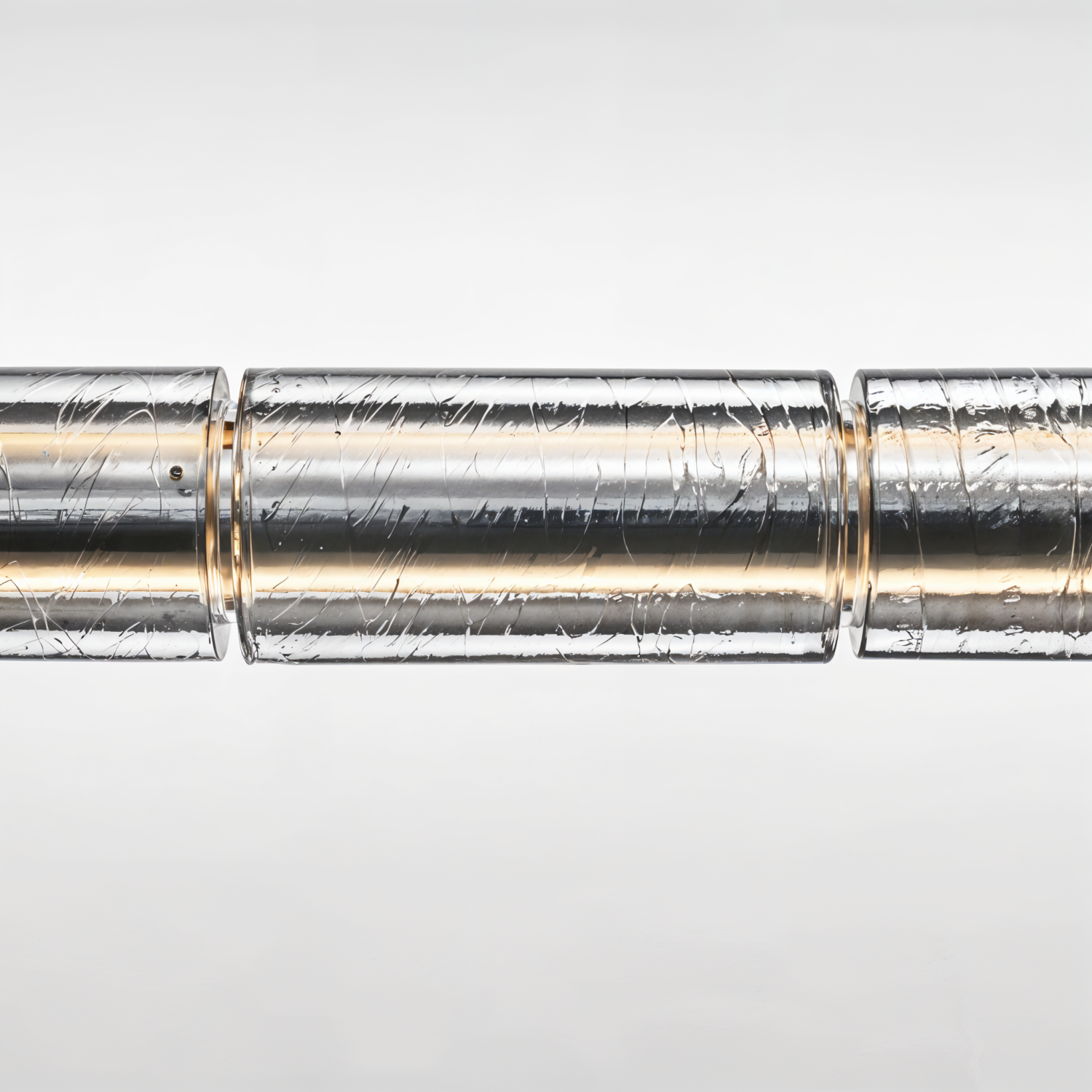 Снимка на Висящо LED осветително тяло Trace от алуминий и стъкло