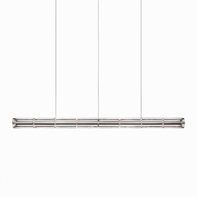 Висящо LED осветително тяло Trace от алуминий и стъкло