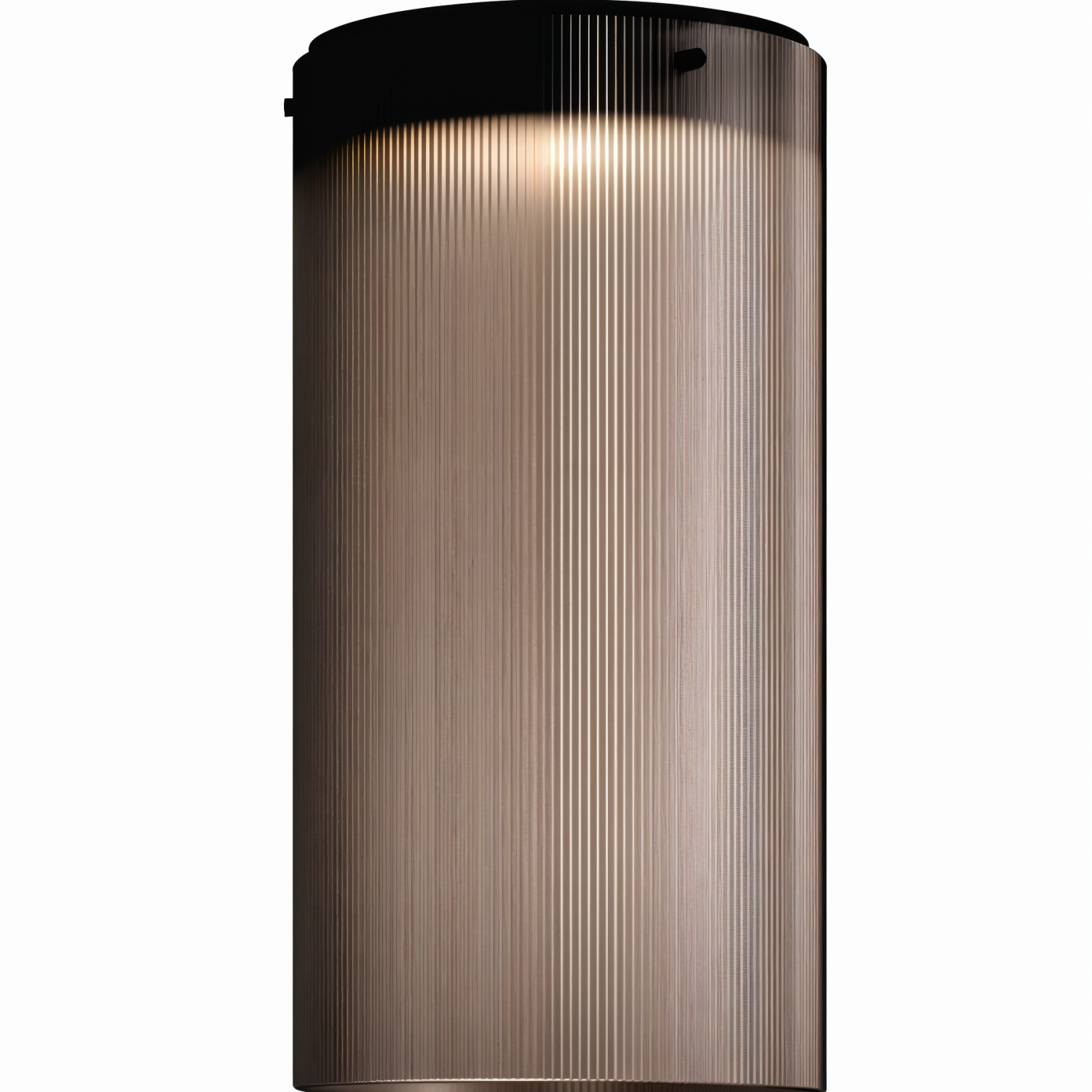 Детайлно изображение на Стъклена LED плафониера Vibe A | Цилиндрична | Опушен | 3000K Снимка на Стъклена LED плафониера Vibe A | Цилиндрична | Опушен | 3000K