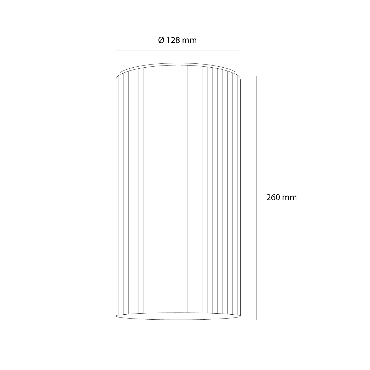 Детайлно изображение на Стъклена LED плафониера Vibe A | Цилиндрична | Опушен | 3000K Снимка на Стъклена LED плафониера Vibe A | Цилиндрична | Опушен | 3000K