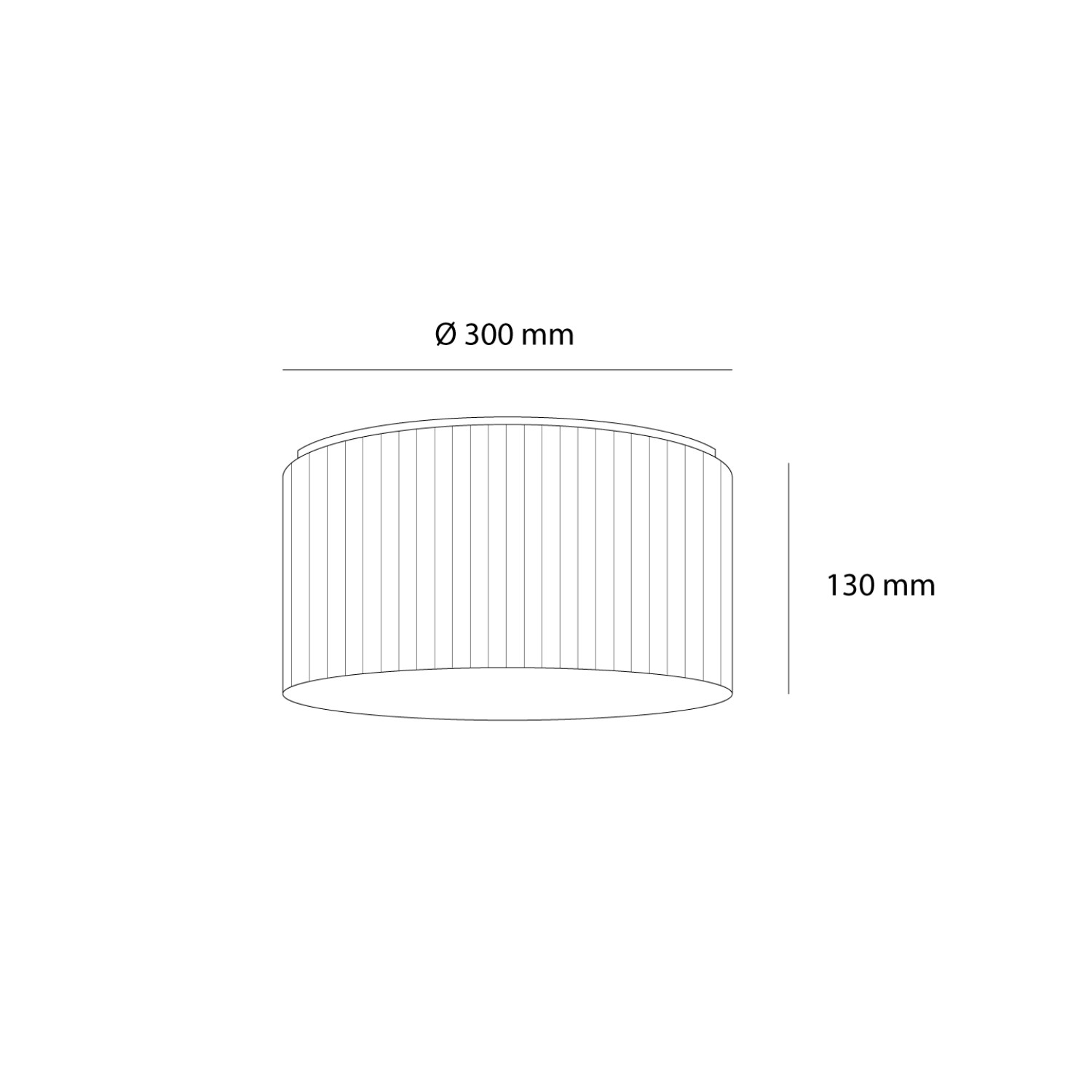 Снимка на Стъклена LED плафониера Vibe D | Цилиндрична | Опушен| 3000K