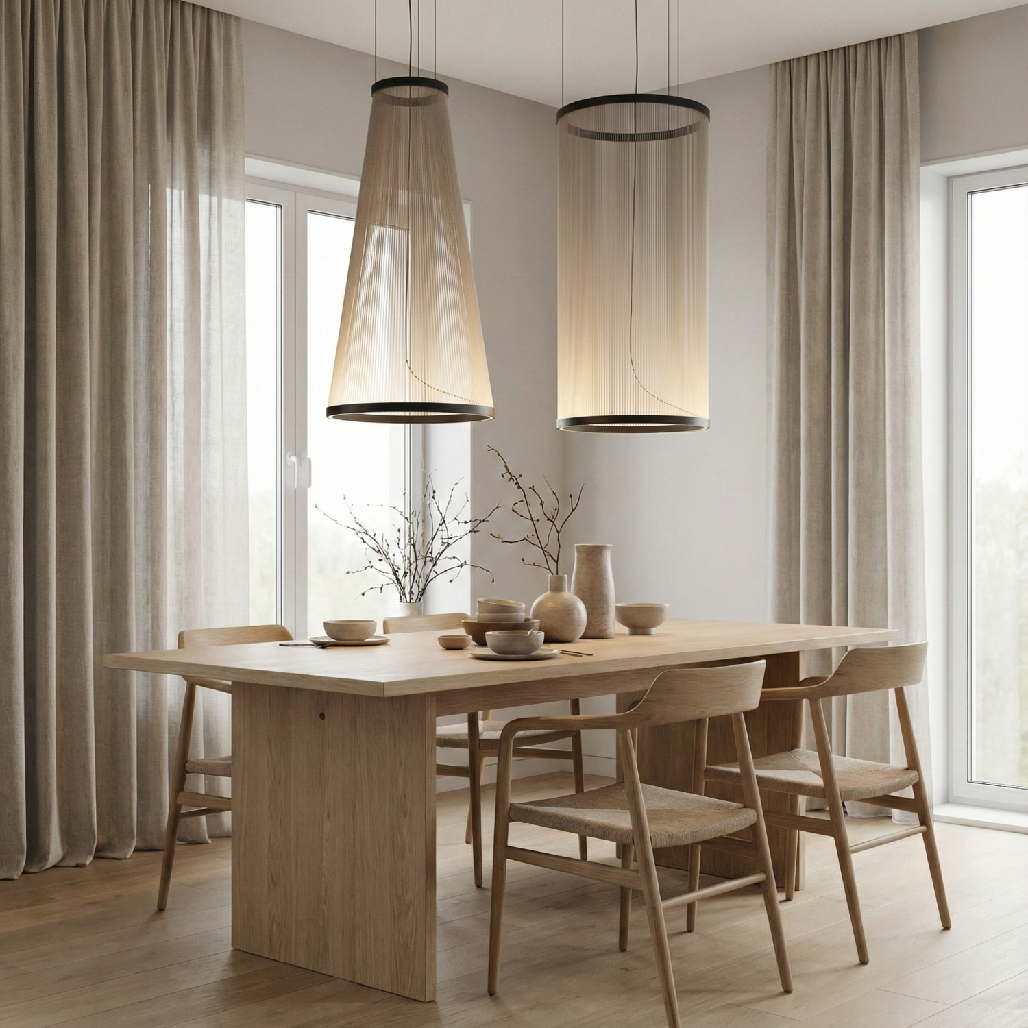 Снимка на Висящ LED пендел Verto | Конусовиден | 32W | 3000K | Черен