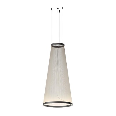 Висящ LED пендел Verto | Конусовиден | 32W | 3000K | Черен