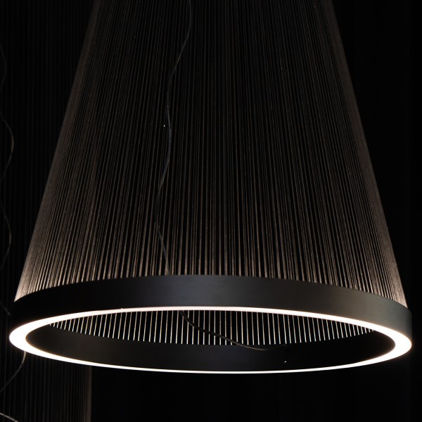 Висящ LED пендел Verto | Конусовиден | 32W | 3000K | Черен