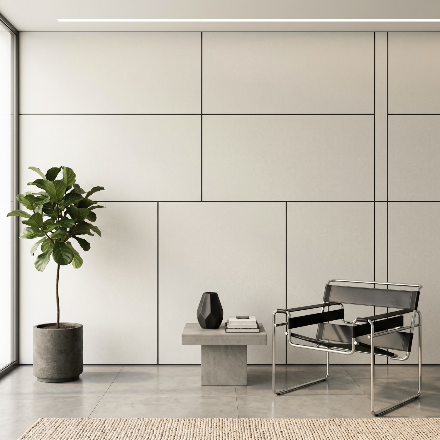 Снимка на WPC панел Millenium Grey сиво-бежов | 288 x 122см