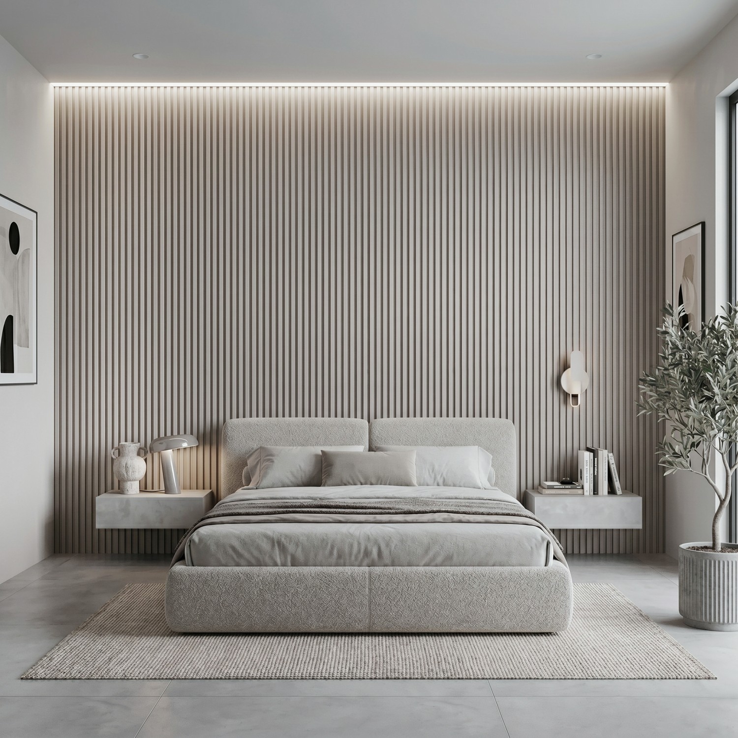 Снимка на WPC Grid панел Millennium Grey | Бежов дървен ефект | 275 x 15см