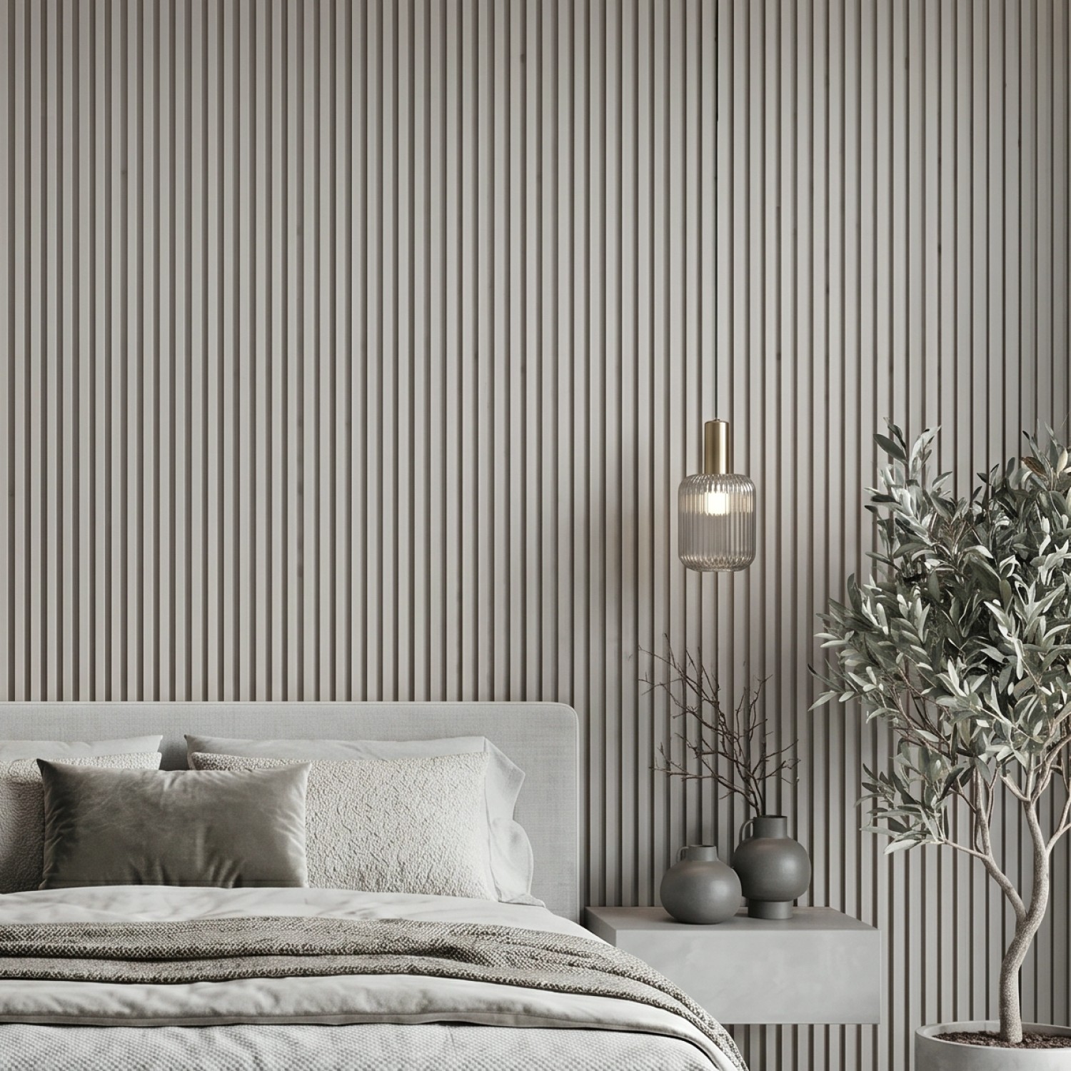 Снимка на WPC Grid панел Millennium Grey | Бежов дървен ефект | 275 x 15см