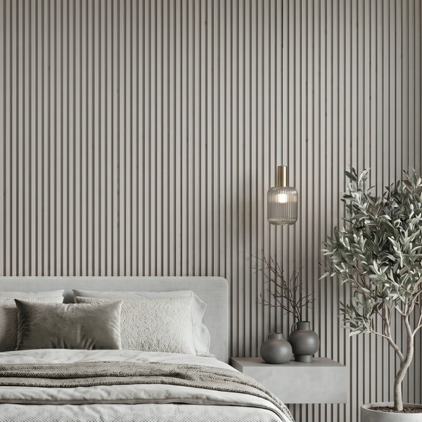 Снимка на WPC Grid панел Millennium Grey | Бежов дървен ефект | 275 x 15см