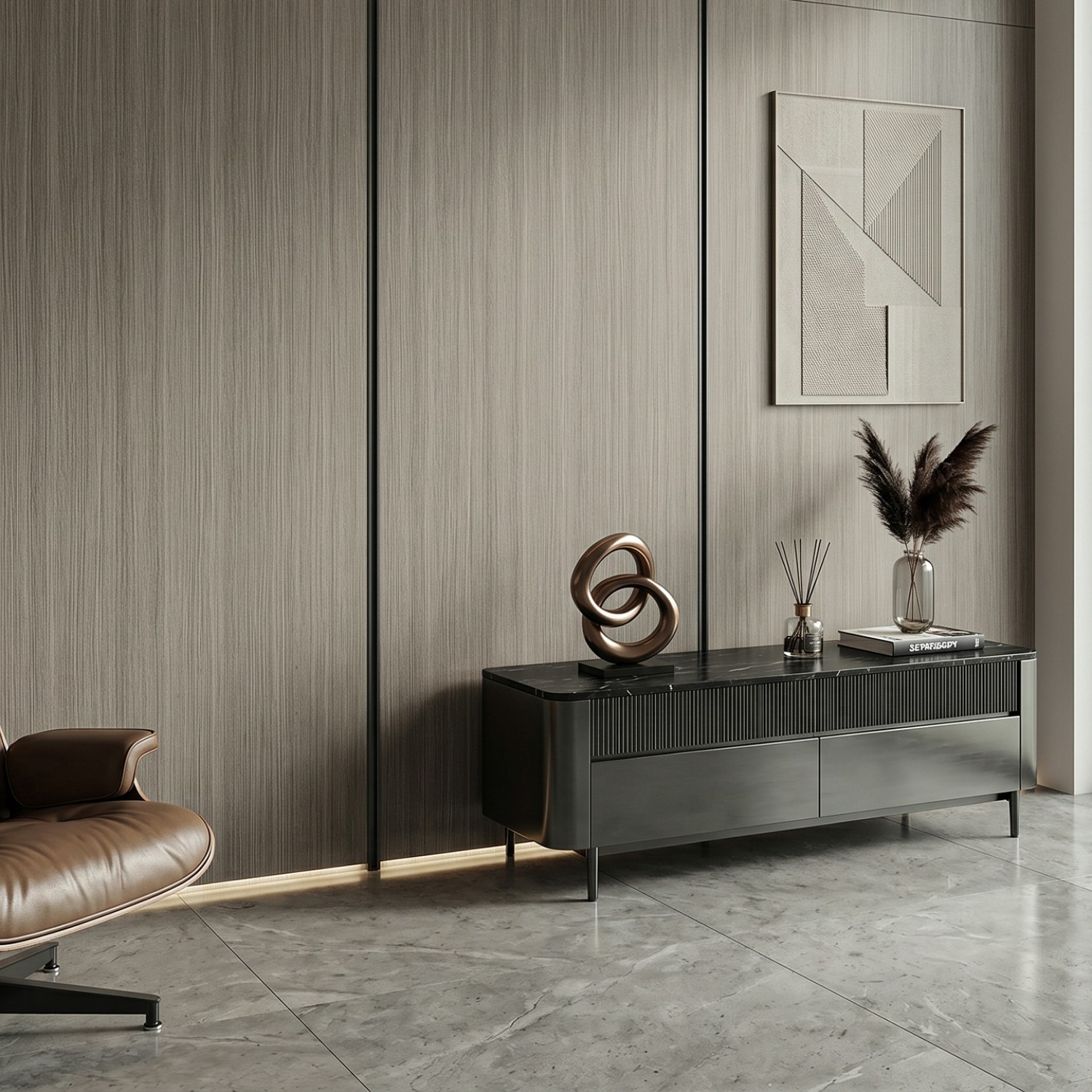 Снимка на WPC панел Fashion Wood Grain с дървесен ефект 280x122см
