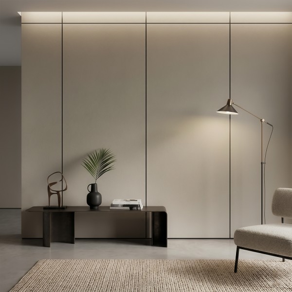 Снимка на WPC панел Light Brown Grey в сиво-кафяв тон | 288 x 122cm