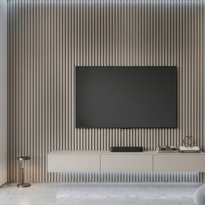 WPC Grid панел Light Brown Grey  | Светло кафяв | 275 x 15cm