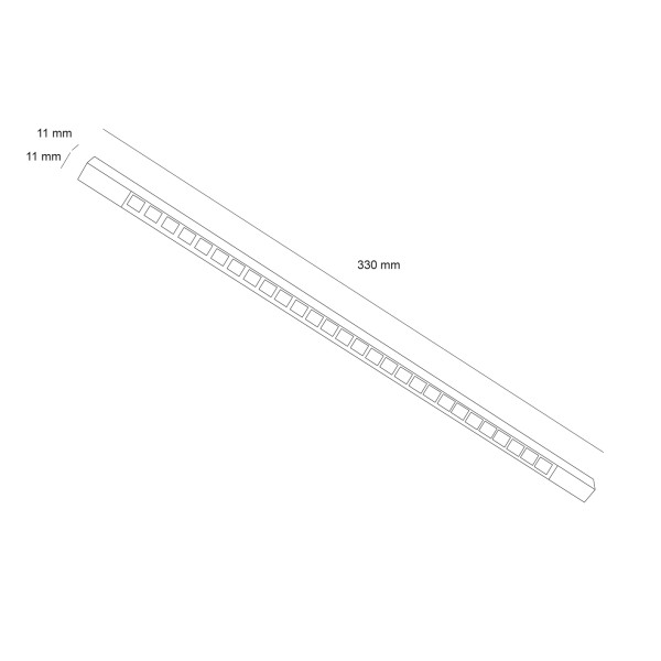 Детайлно изображение на Линеен LED модул Darklight 10PCB | 3000K | 40° Снимка на Линеен LED модул Darklight 10PCB | 3000K | 40°