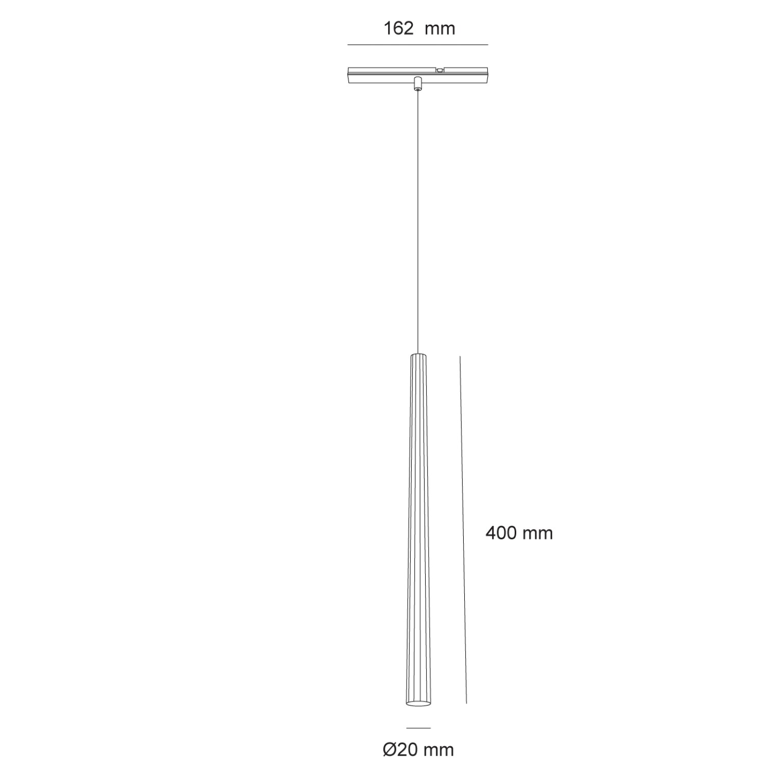 Детайлно изображение на Висящ LED модул Pipe 10PCB | 3000K | 36° Снимка на Висящ LED модул Pipe 10PCB | 3000K | 36°