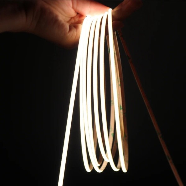 Снимка на Супер тънка COB LED лента 4 мм | 24V | 5W/m | CRI>90