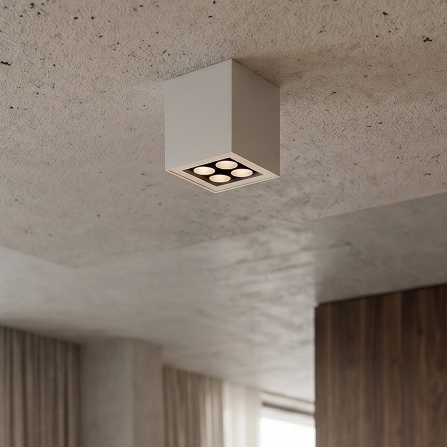 Снимка на LED луна за открит монтаж Clamp Cube