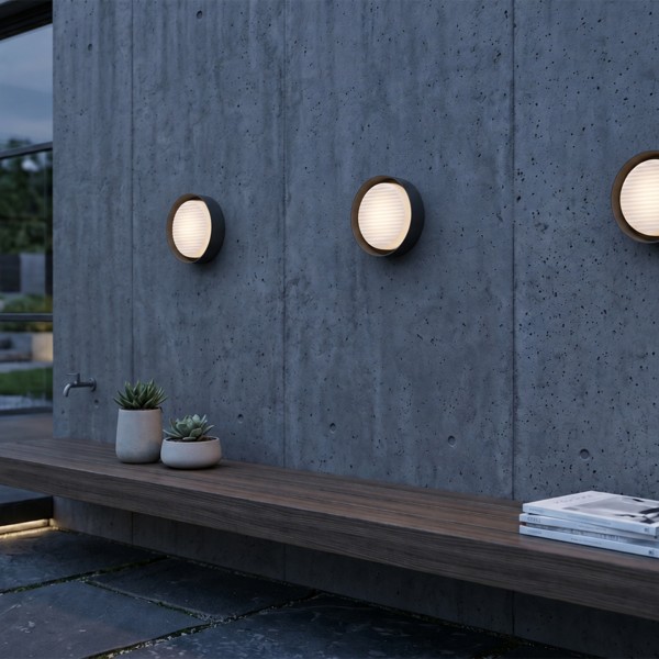 Снимка на LED плафониера Deko | IP65 | Ø18cm | Сива