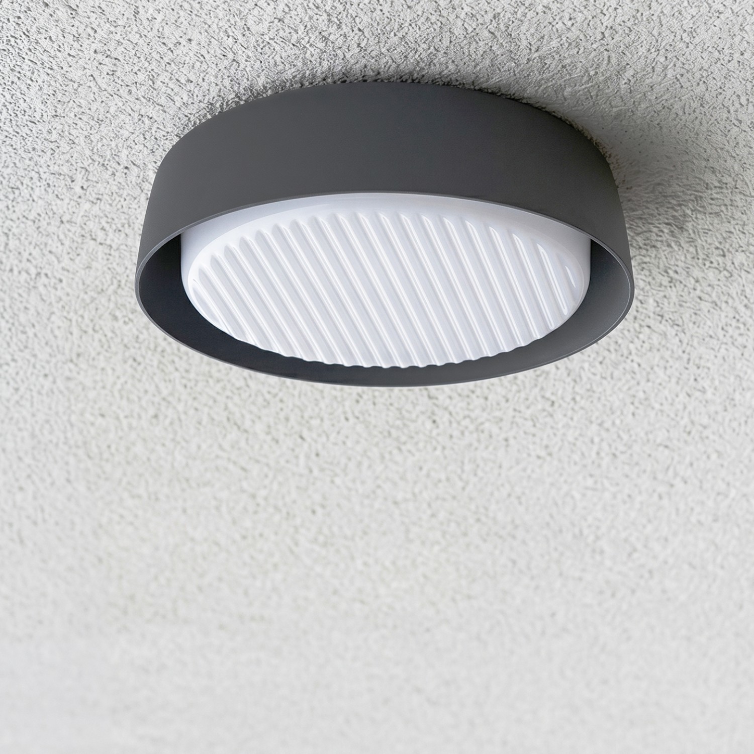 Снимка на LED плафониера Deko | IP65 | Ø18cm | Сива