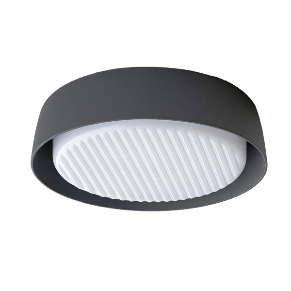 Снимка на LED плафониера Deko | IP65 | Ø18cm | Сива