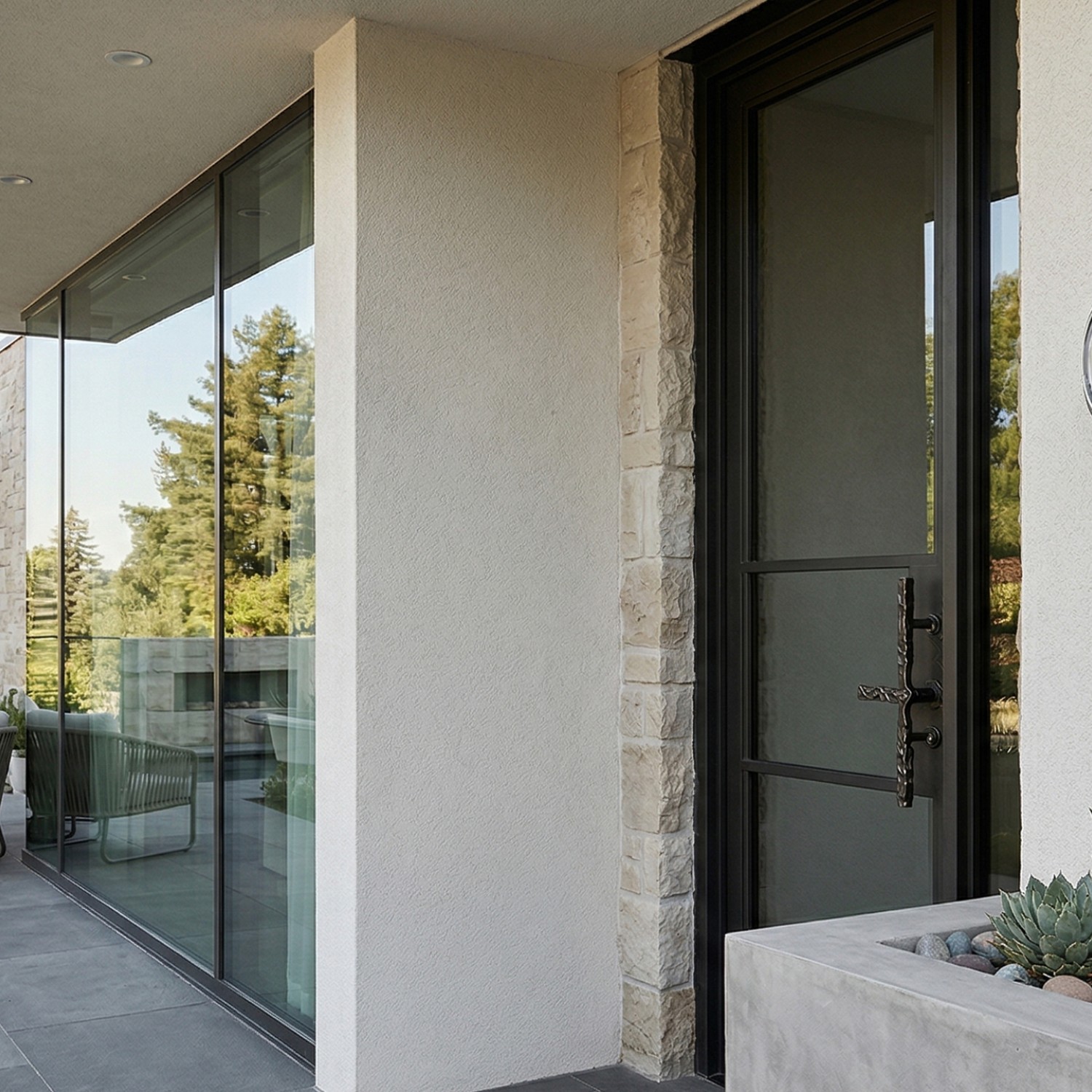 Снимка на LED плафониера Note | Черен | 12W | 3000K | IP65