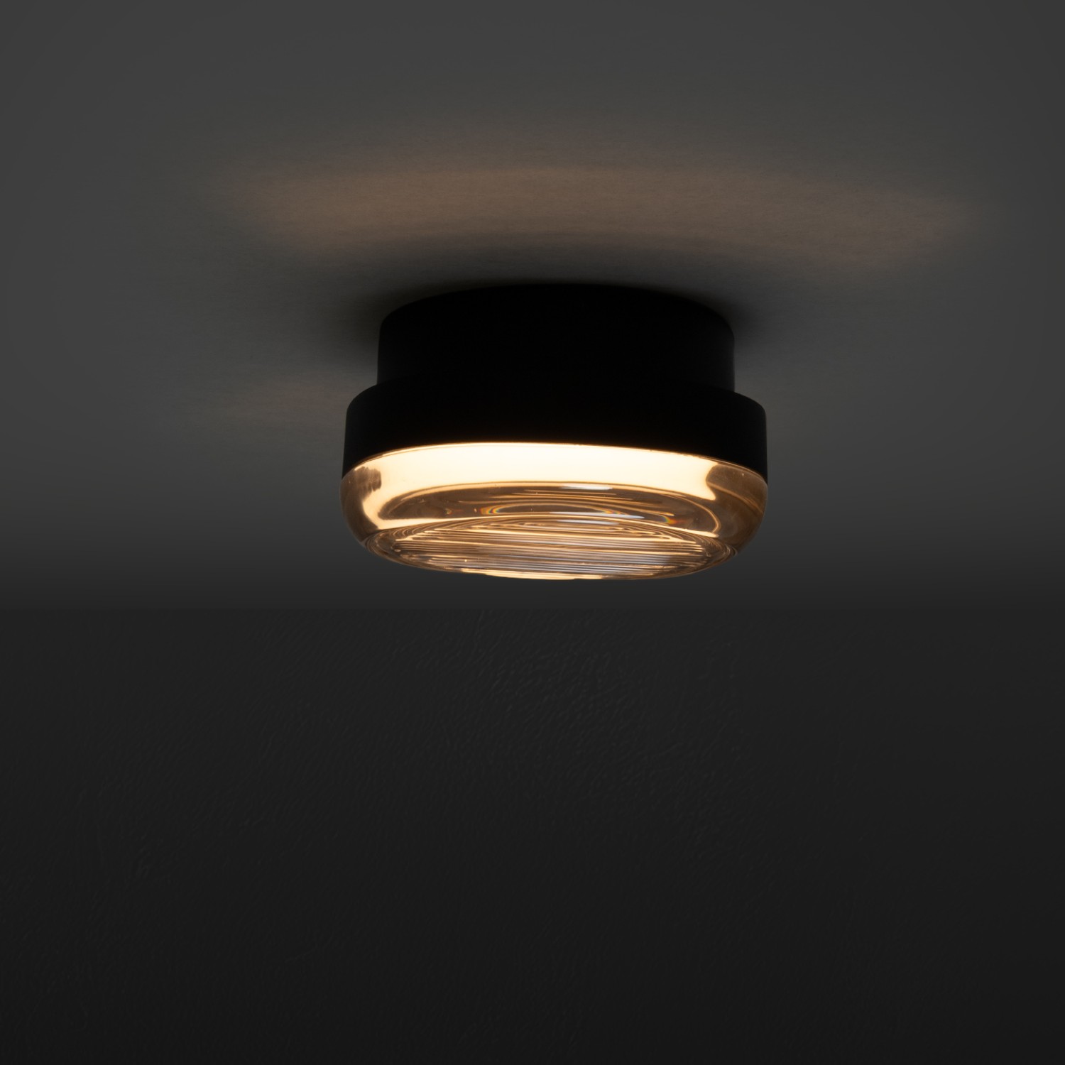 Снимка на LED плафониера Note | Черен | 12W | 3000K | IP65