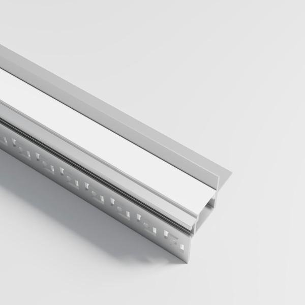 Детайлно изображение на Алуминиев профил за LED лента Corner Shadow Trimless | 3 метра | Скрит монтаж Снимка на Алуминиев профил за LED лента Corner Shadow Trimless | 3 метра | Скрит монтаж