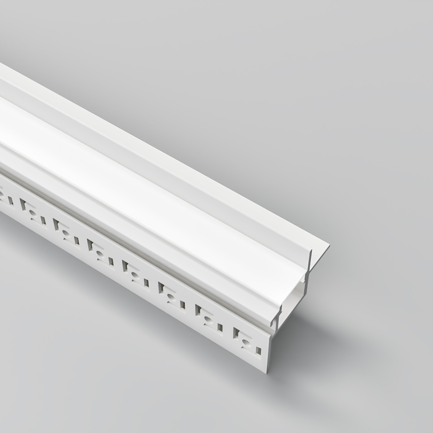 Детайлно изображение на Алуминиев профил за LED лента Corner Shadow Trimless | 3 метра | Скрит монтаж Снимка на Алуминиев профил за LED лента Corner Shadow Trimless | 3 метра | Скрит монтаж