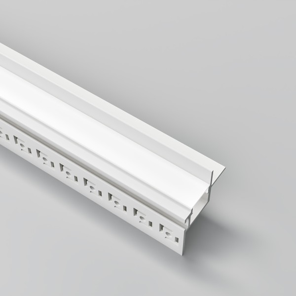 Детайлно изображение на Алуминиев профил за LED лента Corner Shadow Trimless | 3 метра | Скрит монтаж Снимка на Алуминиев профил за LED лента Corner Shadow Trimless | 3 метра | Скрит монтаж