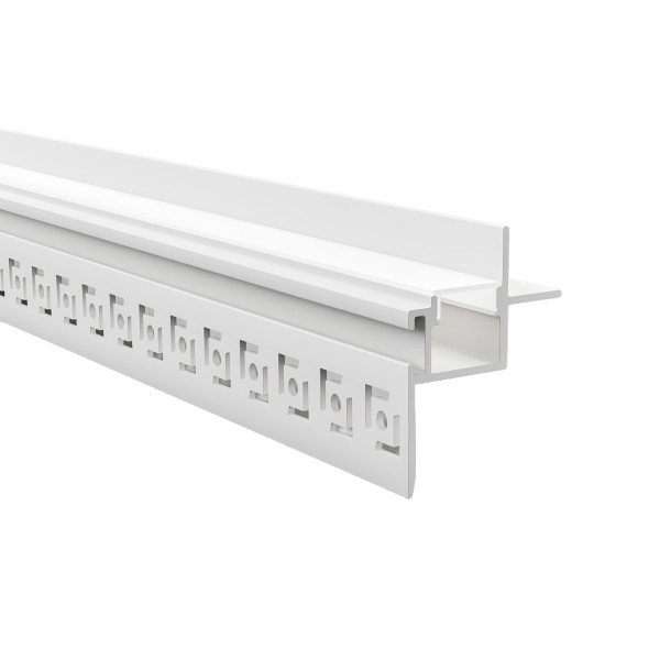 Детайлно изображение на Алуминиев профил за LED лента Corner Shadow Trimless | 3 метра | Скрит монтаж Снимка на Алуминиев профил за LED лента Corner Shadow Trimless | 3 метра | Скрит монтаж