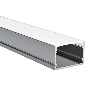 Алуминиев профил за LED лента Dena | 30x20мм | 3 метра | Дифузер