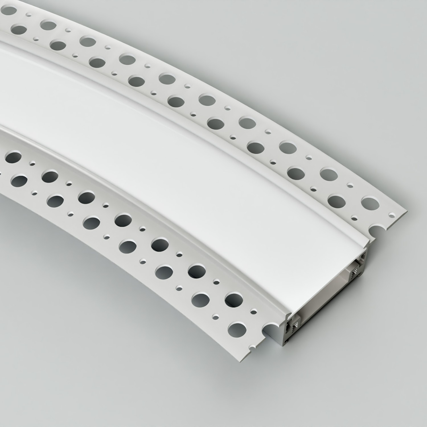 Снимка на Алуминиев профил за LED лента Ring | 80x20мм | За вграждане