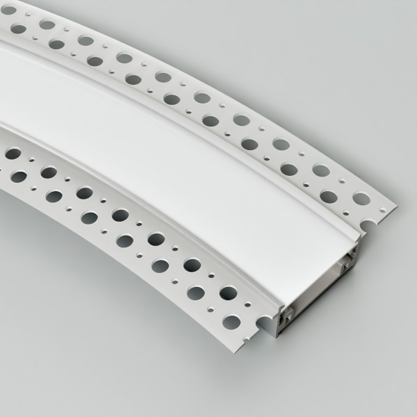 Снимка на Алуминиев профил за LED лента Ring | 80x20мм | За вграждане