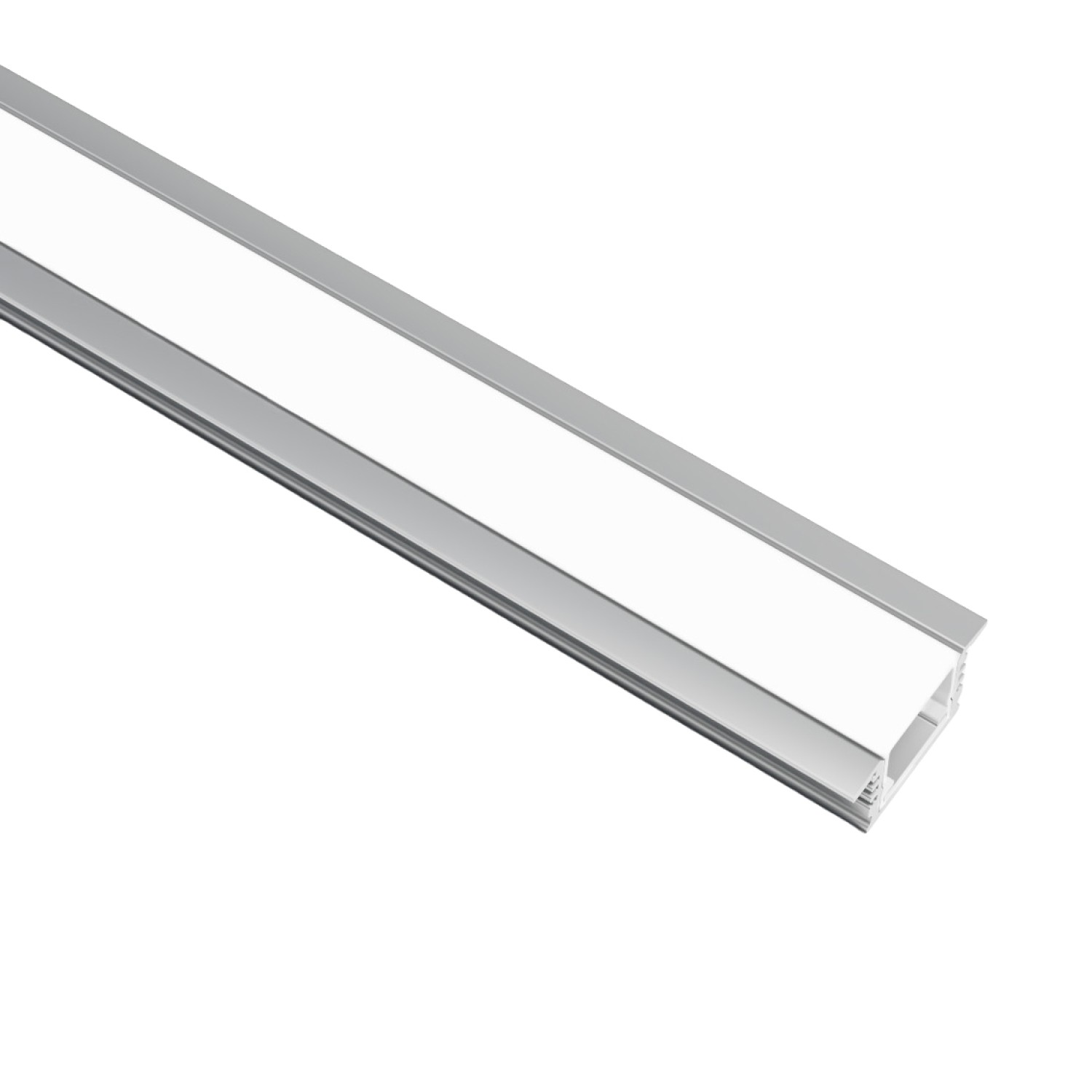 Снимка на Алуминиев профил за LED лента Senti BM | 25.3x13мм | С шина, дифузер и капачки