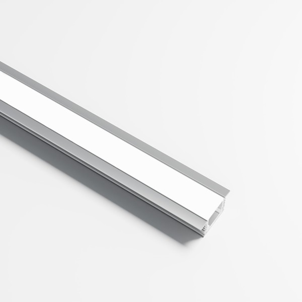 Снимка на Алуминиев профил за LED лента Senti BM | 25.3x13мм | С шина, дифузер и капачки