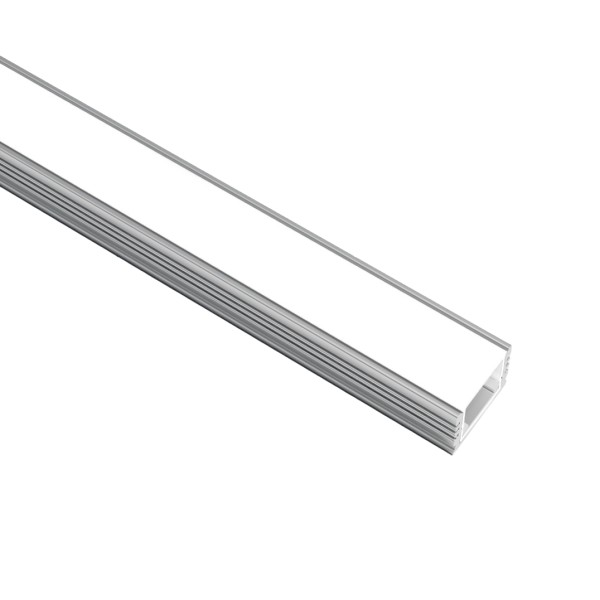 Снимка на Алуминиев профил за LED лента Senti 17.8x13мм | С шина, дифузер и капачки