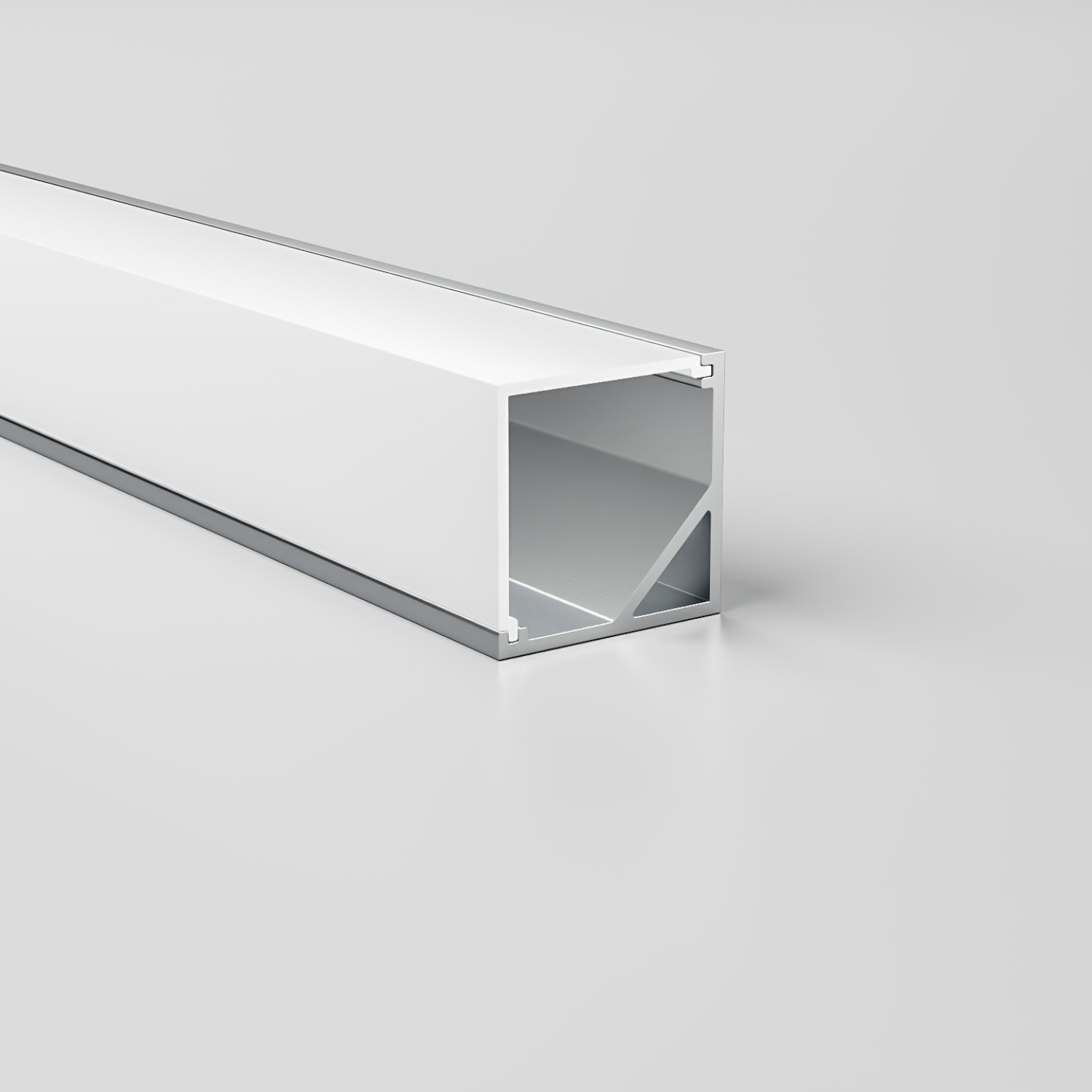 Снимка на Алуминиев профил за LED лента Soft Cube | 16x16мм | 3 метра