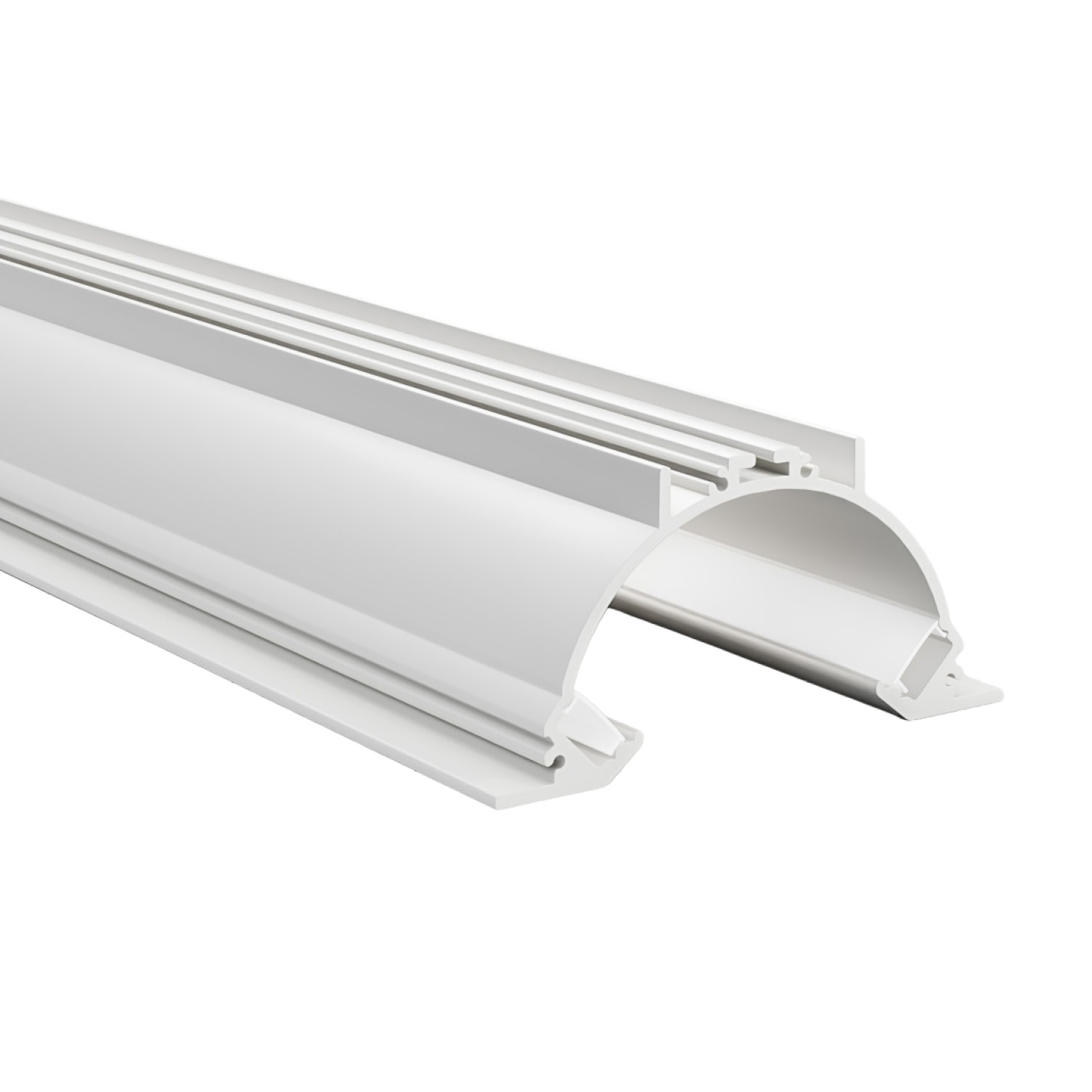 Детайлно изображение на Алуминиев профил за LED лента Vela | 101.3x49.5мм | 3 метра Снимка на Алуминиев профил за LED лента Vela | 101.3x49.5мм | 3 метра