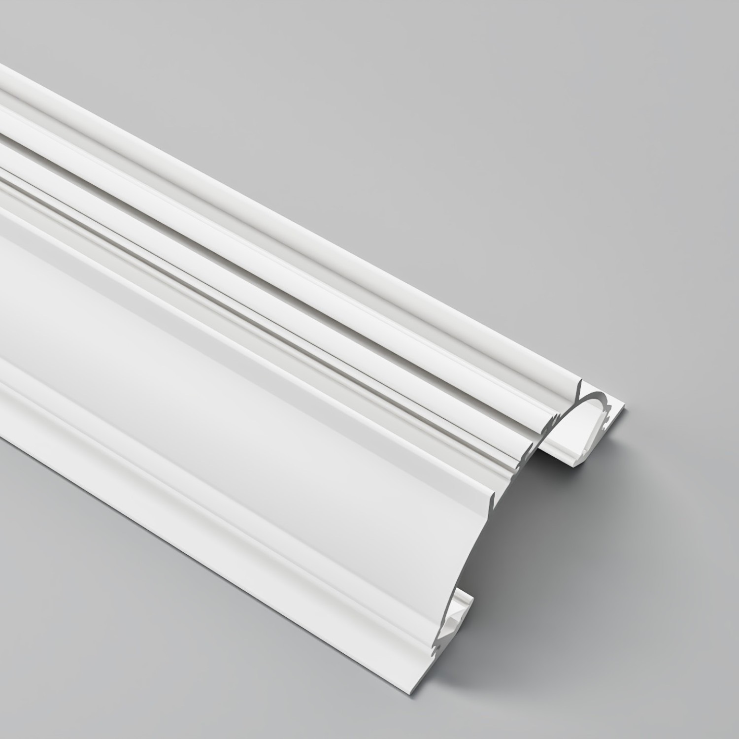 Детайлно изображение на Алуминиев профил за LED лента Vela | 101.3x49.5мм | 3 метра Снимка на Алуминиев профил за LED лента Vela | 101.3x49.5мм | 3 метра