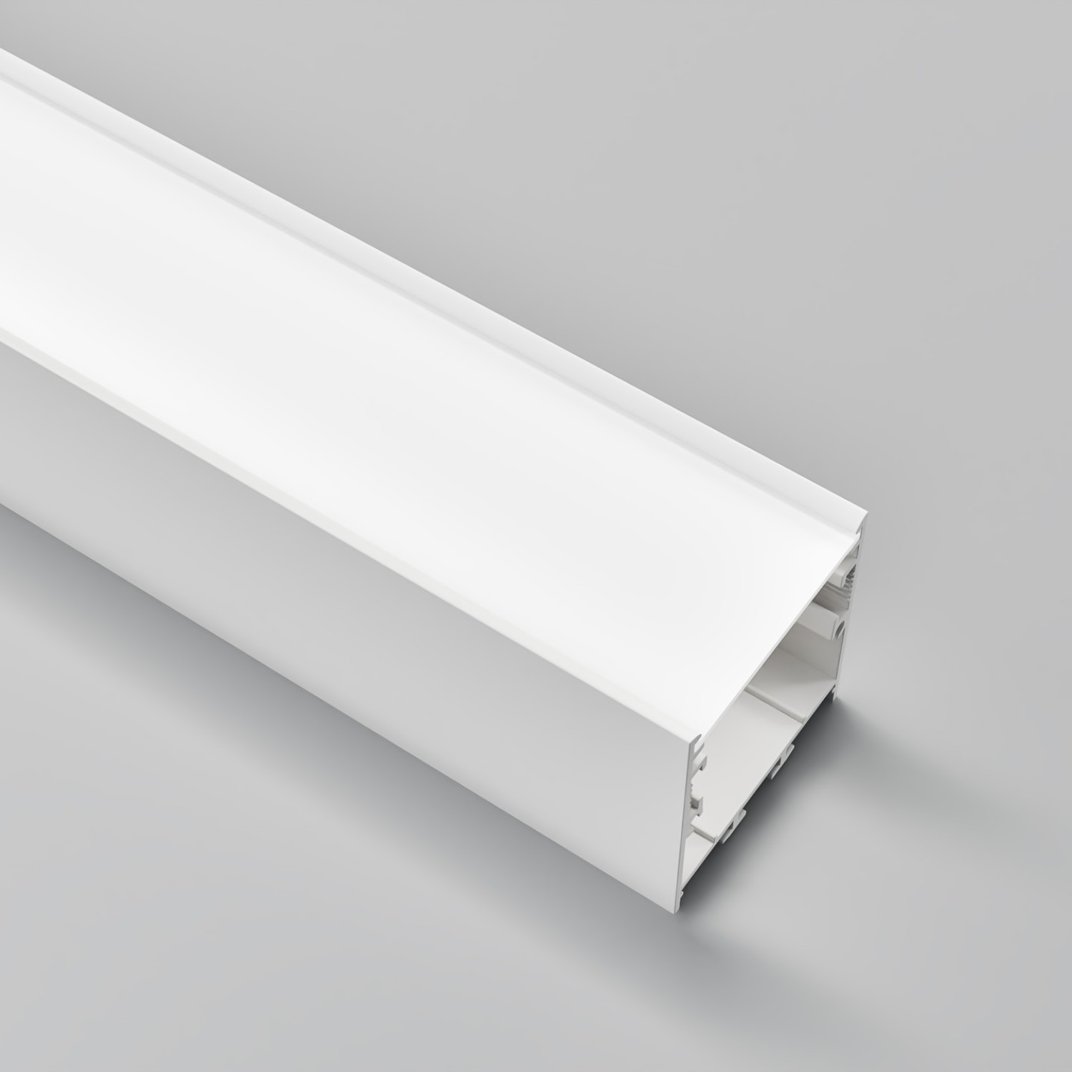 Снимка на Алуминиев профил за LED осветление Wave | 40 x 40 мм | 3 метра