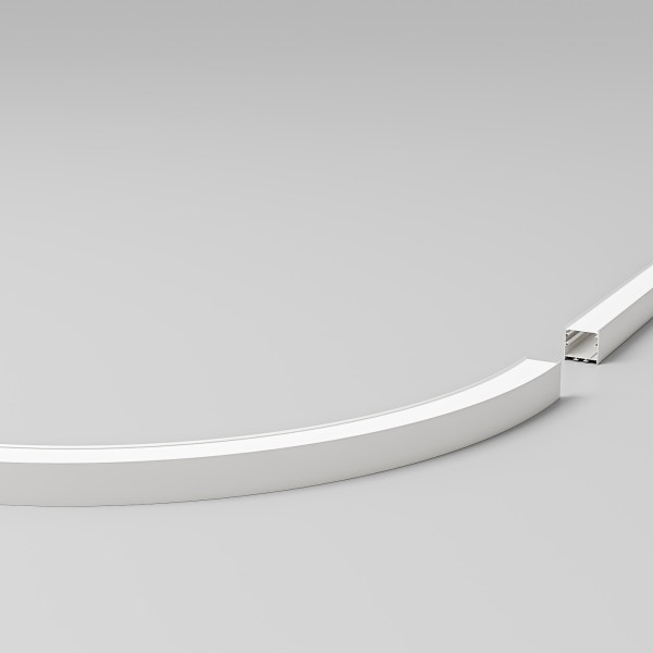 Снимка на Алуминиев профил за LED осветление Wave | 40 x 40 мм | 3 метра